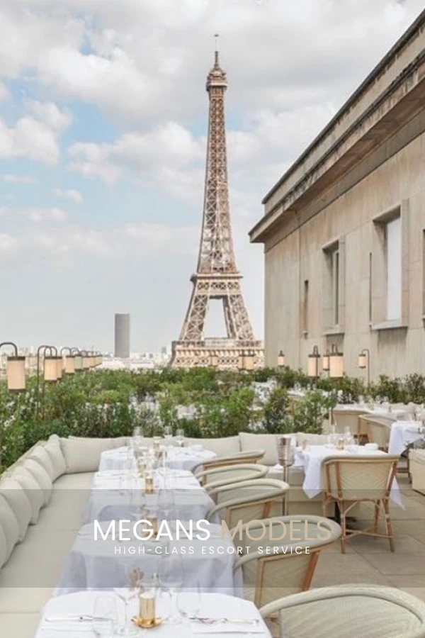 Beautiful scene of the Eiffel tower 